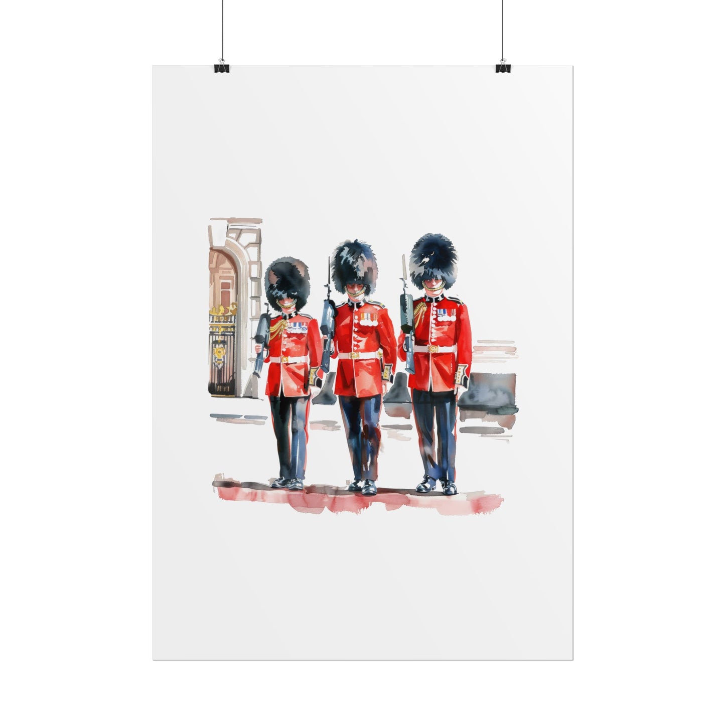 London Guard Roll-Up Posters, British Soldier Art Prints, Home Decor, Travel Gifts, Wall Art for Various Occasions
