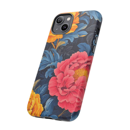 Floral Phone Case, Tough Cases, Stylish Mobile Cover, Gifts for Her, Phone Accessories, Unique Flower Design