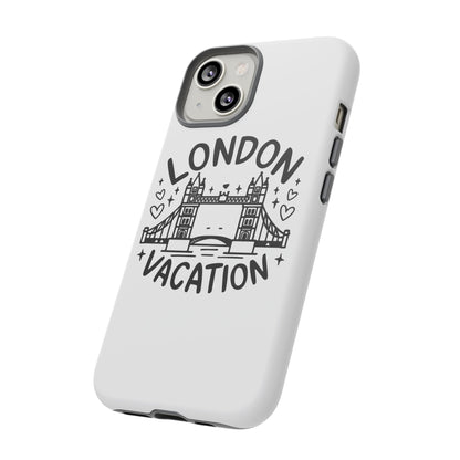 London Vacation Phone Case, Travel Accessories, Unique Gift, London Lover, Custom Phone Cover, Vacation Souvenir