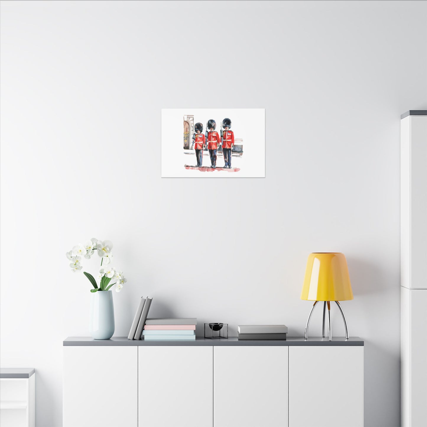 Royal Guards Canvas Print, British Wall Art, Home Decor, Unique Gift, London Culture