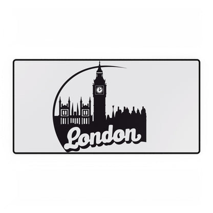 London Desk Mat, Stylish Workspace Decor, Gaming Mat, Office Essentials, Gift for Travelers, Ergonomic Desk Accessory