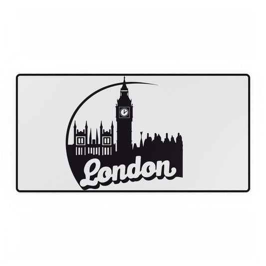 London Desk Mat, Stylish Workspace Decor, Gaming Mat, Office Essentials, Gift for Travelers, Ergonomic Desk Accessory