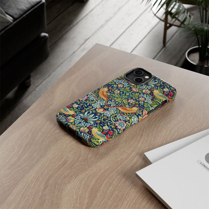 Floral Phone Case | Tough Cases, Stylish Protection, Unique Gift, Eco-Friendly, Floral Pattern, Bird Design