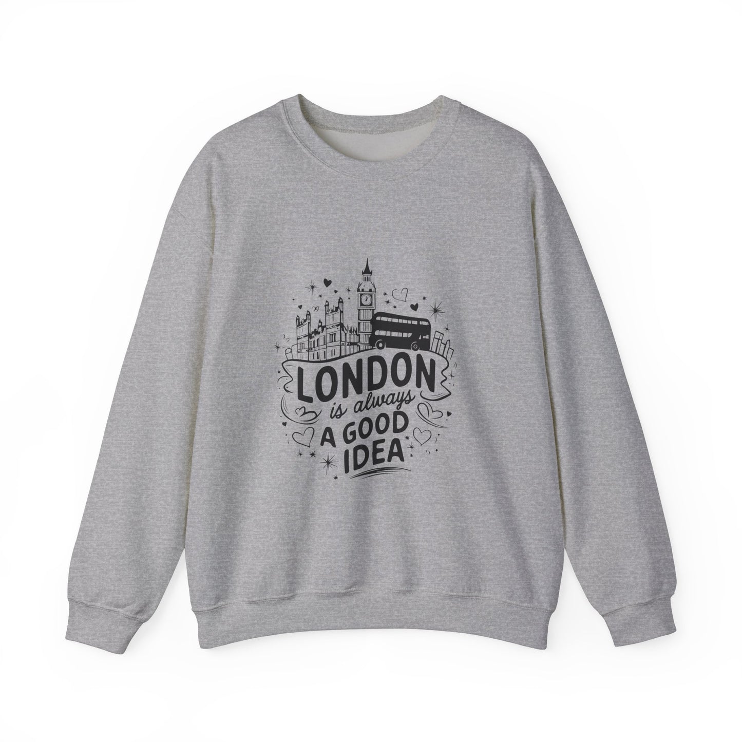 Unisex Heavy Blend™ Crewneck Sweatshirt Lightweight - London is always a best Idea