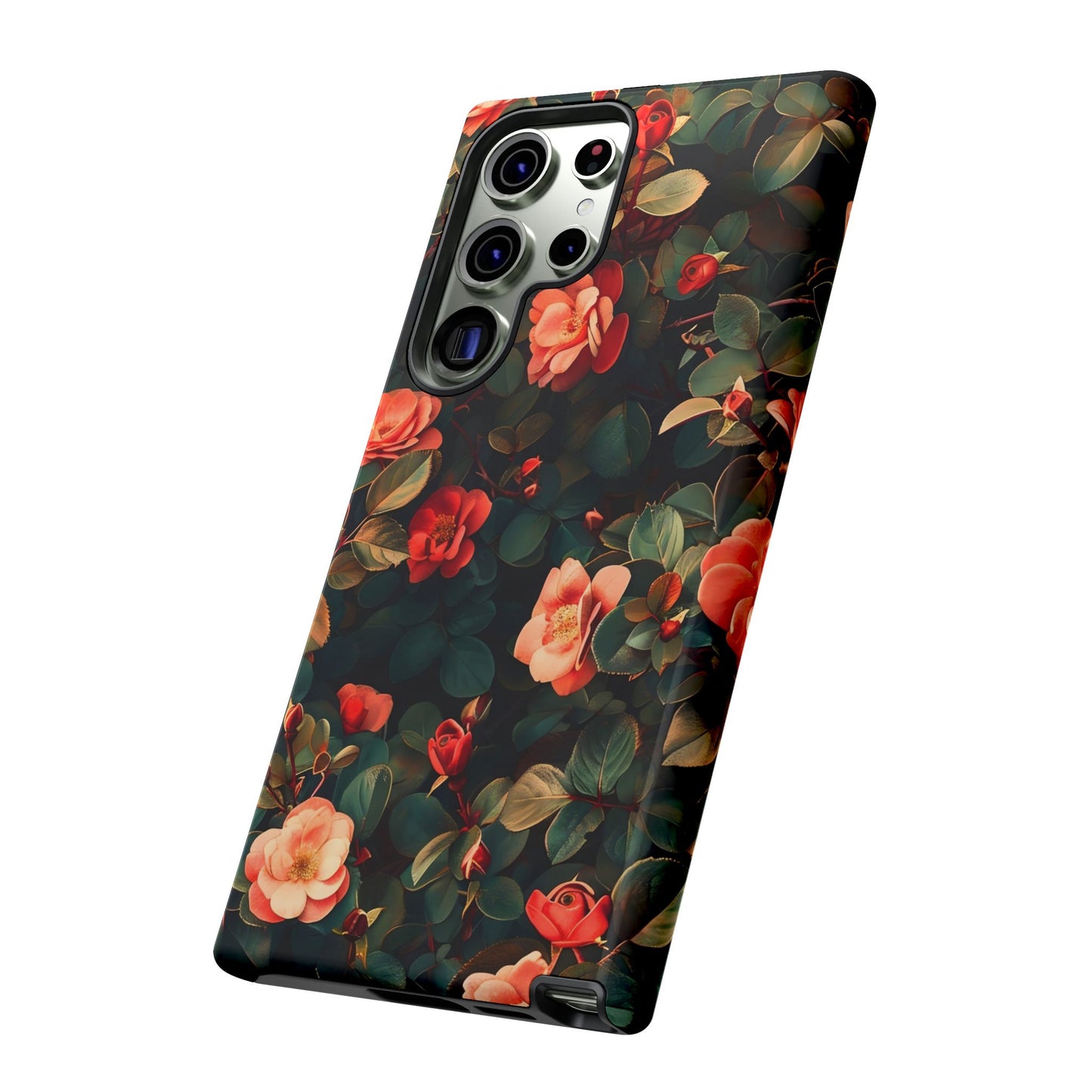 Floral Phone Case - Elegant Floral Design, Tough Protective Case, Perfect Gift for Her, Trendy Phone Accessories, Mother’s Day, Birthday