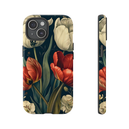 White Flower Tough Cases