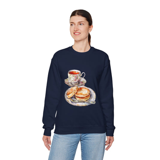 Unisex Heavy Blend™ Crewneck Sweatshirt - From Pies to Puddings - Classic British Dishes