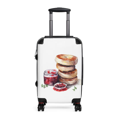 Elegant British Tea Set Suitcase