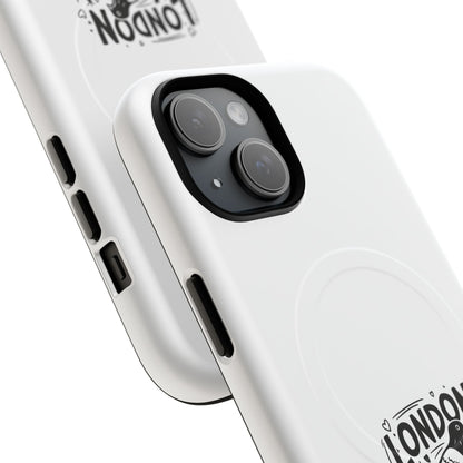 London Pigeon Rule Magnetic Phone Case, Tough Phone Cover, Gift for London Lovers, Unique Phone Accessories, Stylish Protection