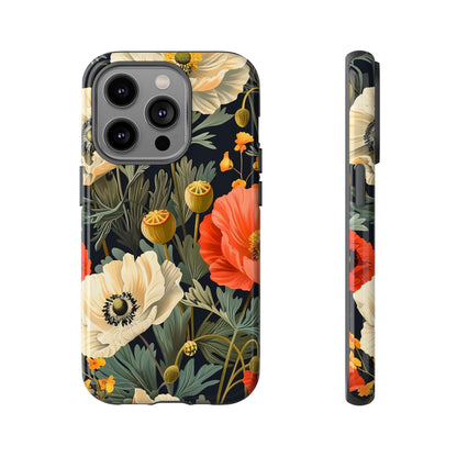 Floral Phone Case - Tough Cases with Vibrant Garden Design, Phone Accessory, Gift for Her, Spring Style, Nature Lover