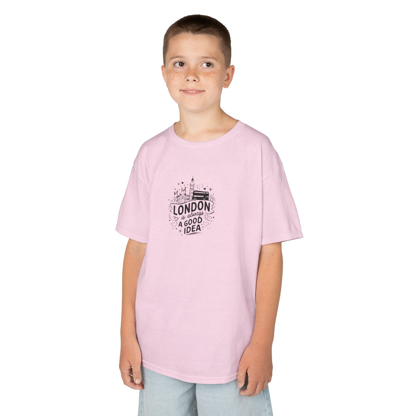 Kids London Tee - London is always a good Idea -  Graphic Cotton T-Shirt