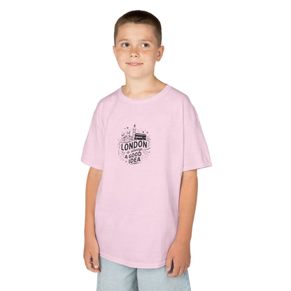Kids London Tee - London is always a good Idea -  Graphic Cotton T-Shirt