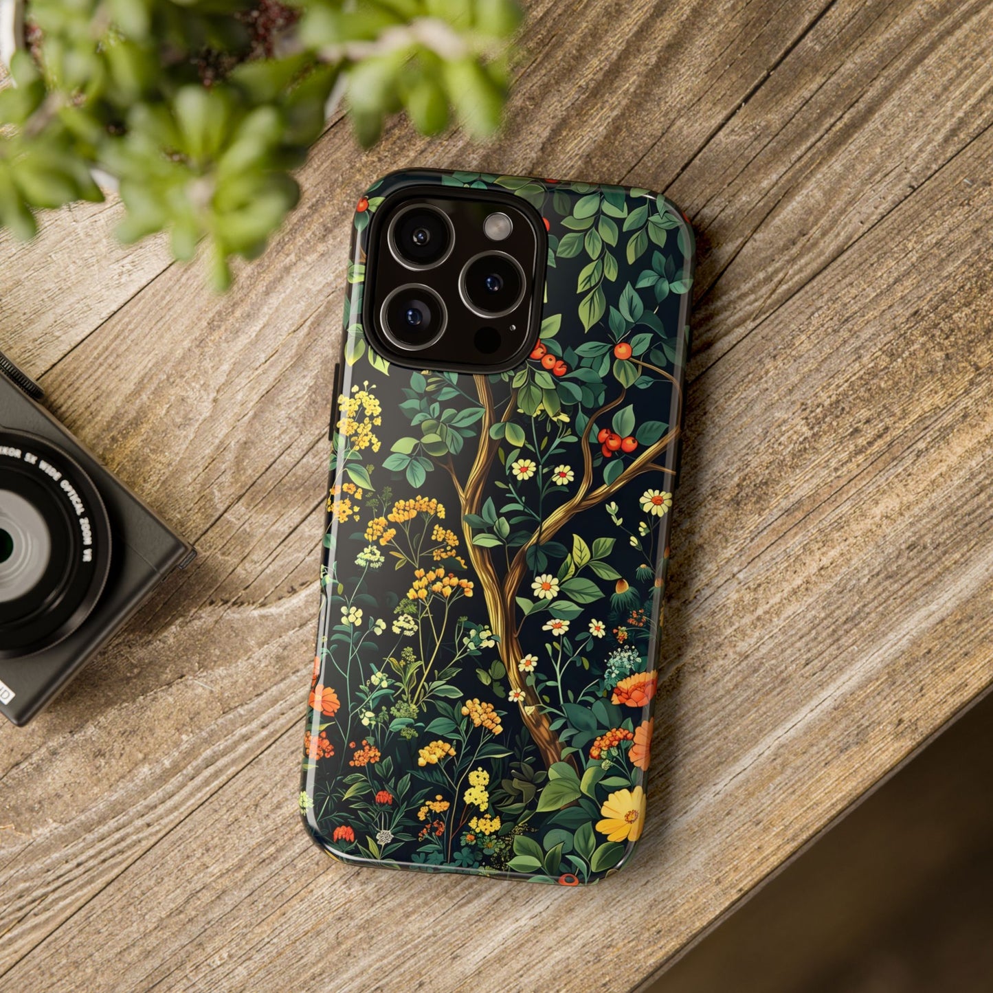Floral Phone Case - Tough Cases, Colorful Nature Design, Gift for Flower Lovers, Phone Accessory, Unique Cell Phone Cover
