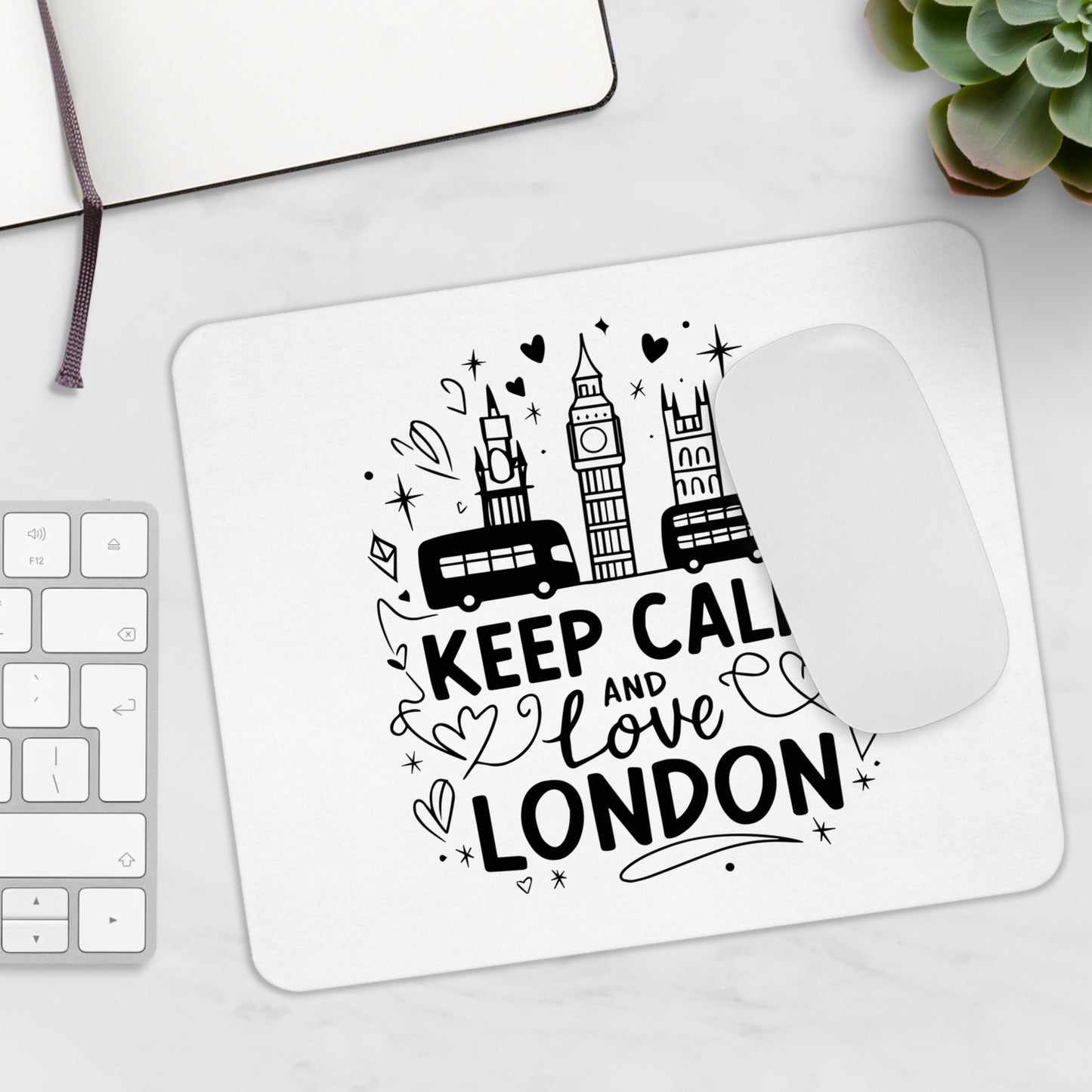 Keep Calm And Love London Mouse Pad (EU)
