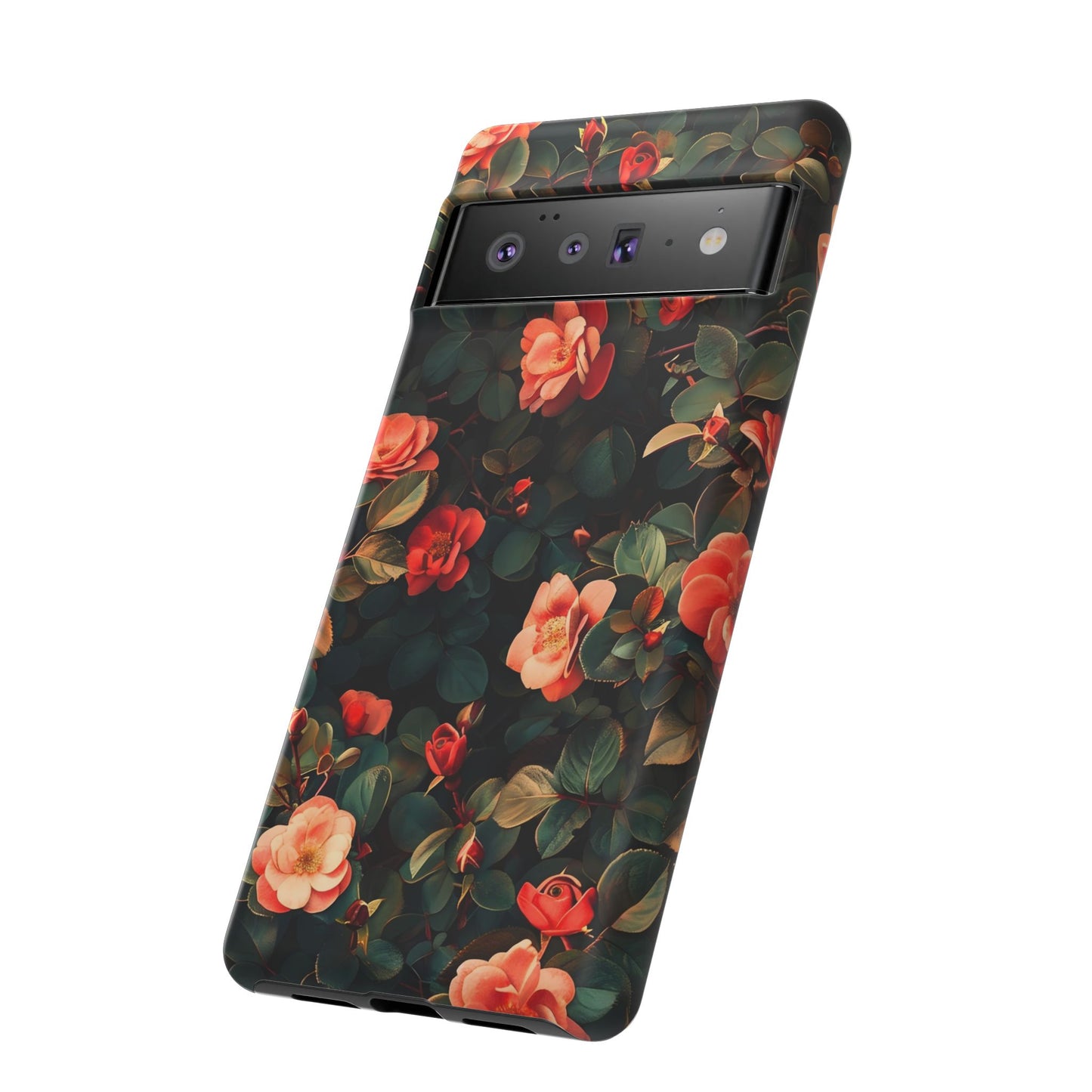 Floral Phone Case - Elegant Floral Design, Tough Protective Case, Perfect Gift for Her, Trendy Phone Accessories, Mother’s Day, Birthday