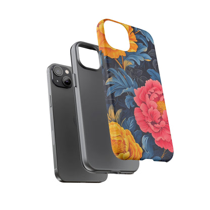 Floral Phone Case, Tough Cases, Stylish Mobile Cover, Gifts for Her, Phone Accessories, Unique Flower Design