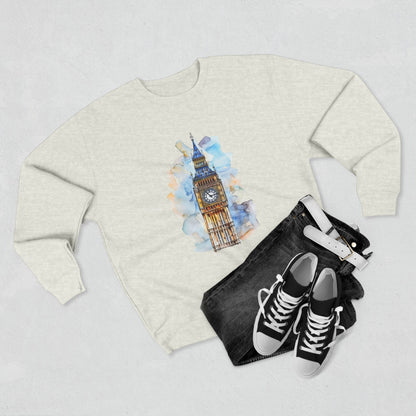 Unisex Crewneck Sweatshirt - Iconic Big Ben Clock Tower