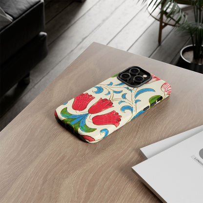 Floral Phone Case - Tough Cases | Stylish Protection, Gift for Her, Boho Phone Cover, Spring Accessory, Cute Tech