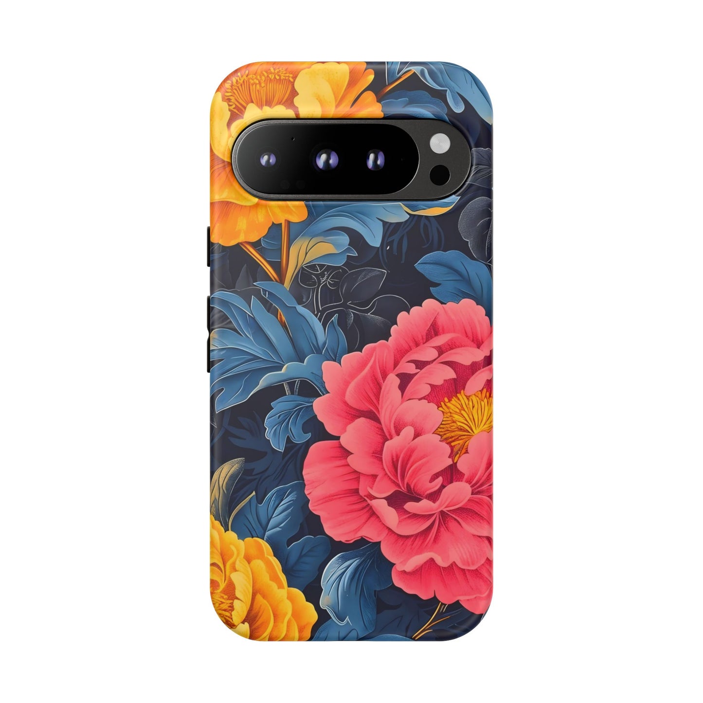 Floral Phone Case, Tough Cases, Stylish Mobile Cover, Gifts for Her, Phone Accessories, Unique Flower Design