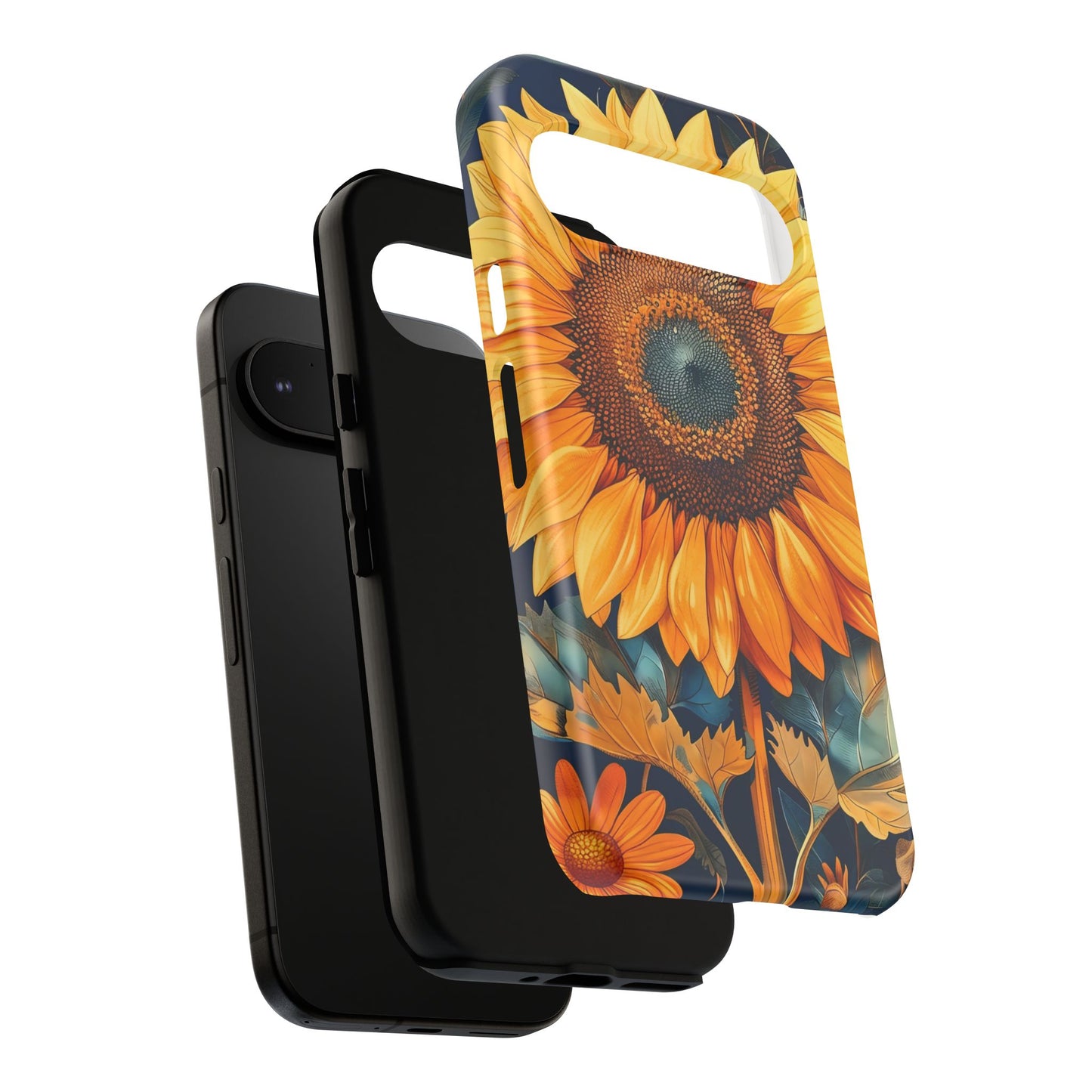 Sunflower Phone Case - Floral Design for Nature Lovers, Cute Spring Accessory, Gift for Her, Eco-Friendly Cover