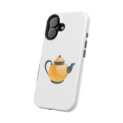 Teapot Magnetic Phone Case, Cute Teapot Phone Cover, Kettle Design Case, Unique Gift for Tea Lovers, Durable Tough Protection