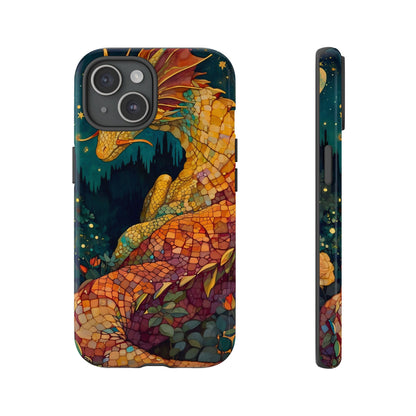Dragon Art Phone Case, Tough Phone Cover, Fantasy Gift, Unique Mobile Accessory, Dragon Lover Gift, Stylish Protection