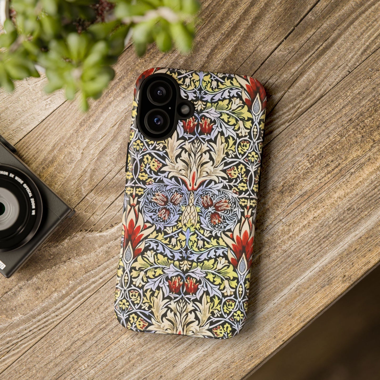 Stylish Phone Case - Floral Design, Tough Cases, Gift for Her, Phone Accessories, Trendy Tech, Unique Cell Phone Cover