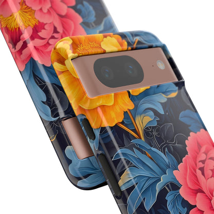 Floral Phone Case, Tough Cases, Stylish Mobile Cover, Gifts for Her, Phone Accessories, Unique Flower Design