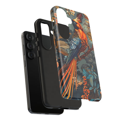 Vibrant Phone Case with Exotic Bird Design, Floral Phone Cover, Tough Case for Nature Lovers, Unique Gift Idea, Phone Accessory, [...]