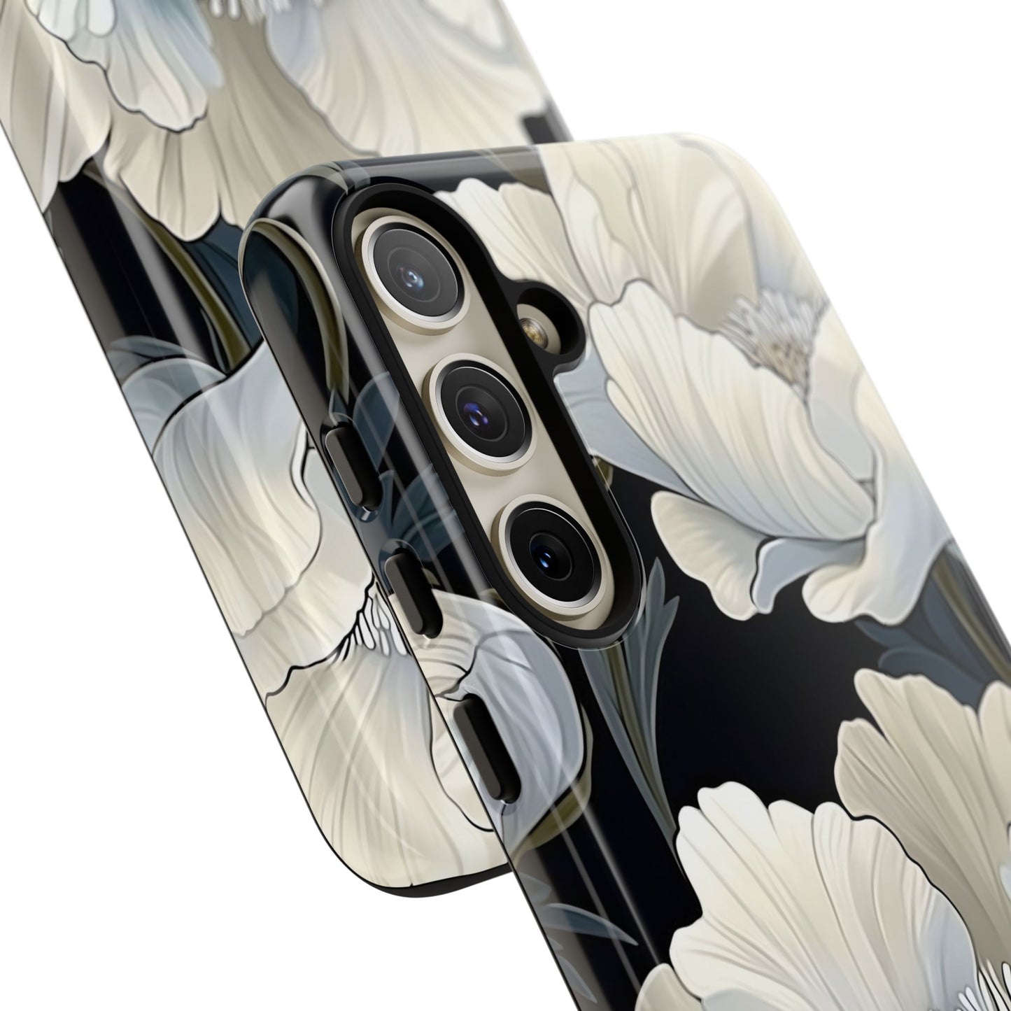 Floral Phone Case, Tough Cases for Women, Stylish Phone Cover, Floral Design Phone Protector, Nature Inspired Tech Accessories