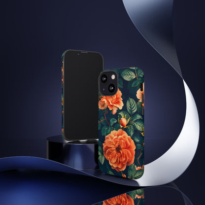Floral Phone Case, Tough Cases for Nature Lovers, Botanical Design, Phone Protection, Gift for Her, Trending Floral Accessories