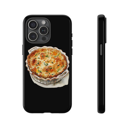 Quiche Phone Case - Funky Kitchen Decor, Foodie Gift, Chef Accessories, Culinary Art, Quirky Phone Cover