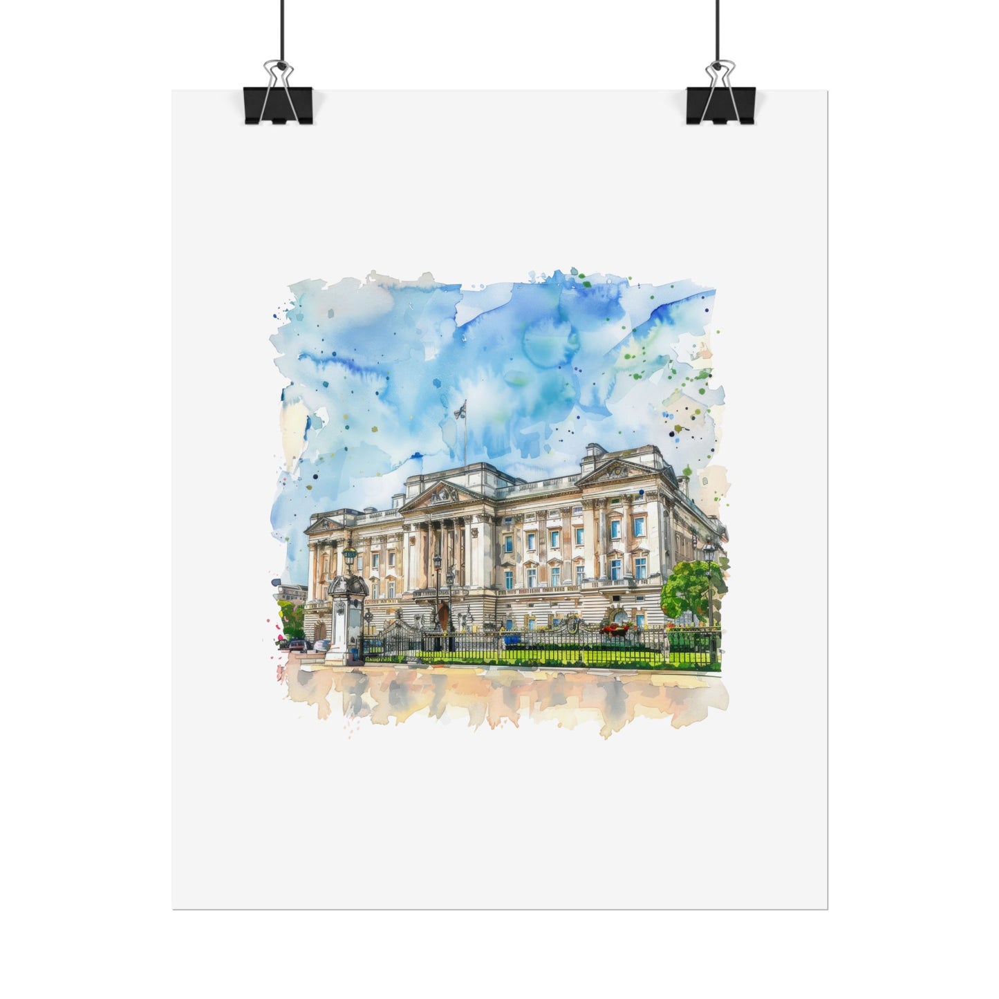 Watercolor Art Rolled Posters