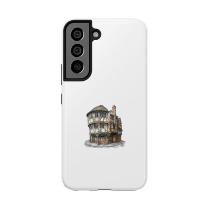 Artistic Tough Phone Case - Vintage Architectural Design
