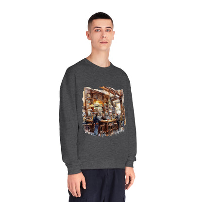 Unisex NuBlend® Crewneck Sweatshirt - Cozy British Pub