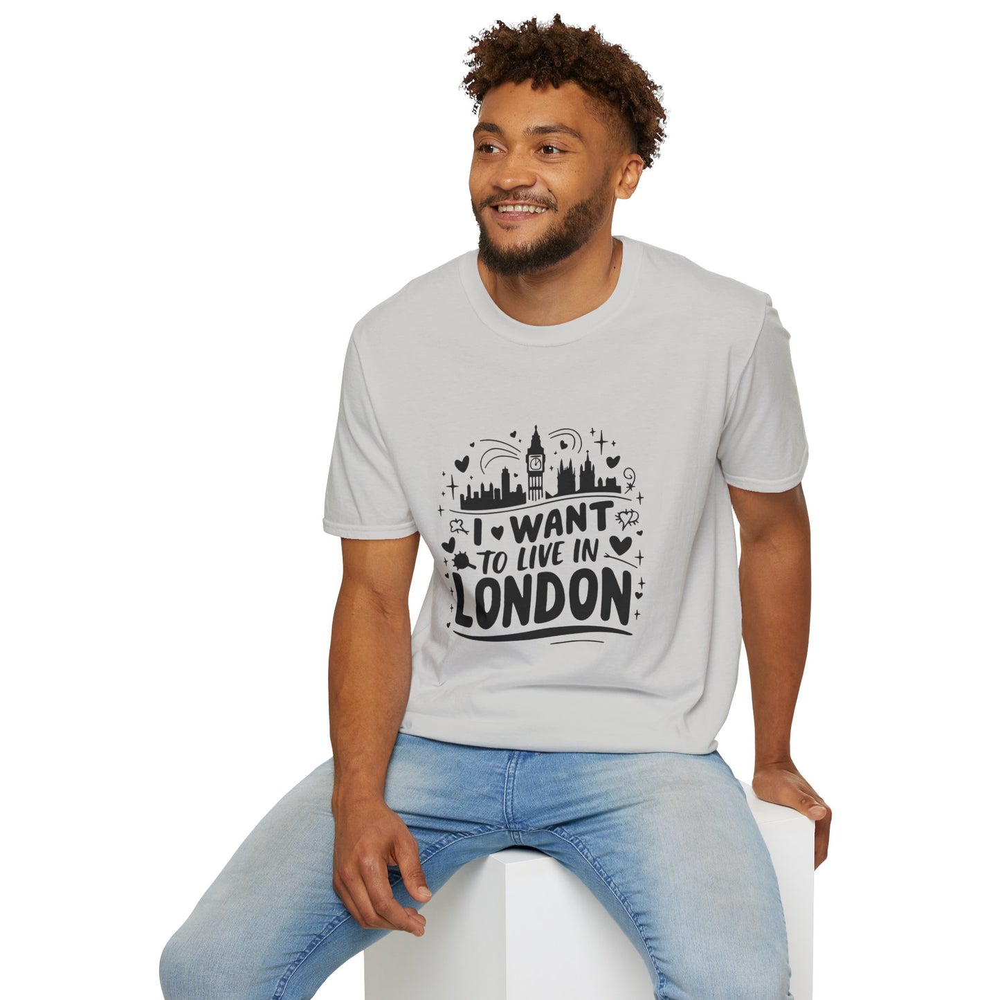 I want to live in London Unisex Softstyle T-Shirt