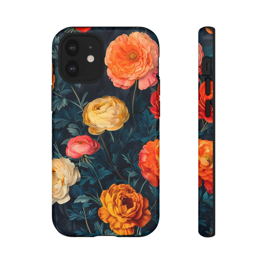 Floral Phone Case, Tough Cases for Phone Protection, Gift for Flower Lovers, Floral Designs, Spring Decor