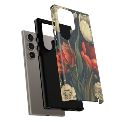 White Flower Tough Cases