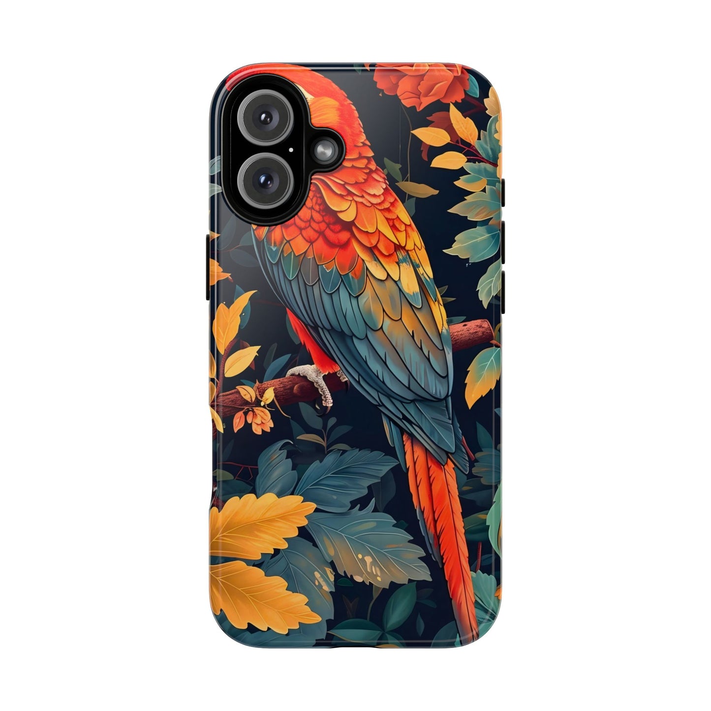 Vibrant Parrot Phone Case - Tough, Stylish, Nature-Inspired, Tropical, Wildlife, Perfect Gift, Summer Vibes