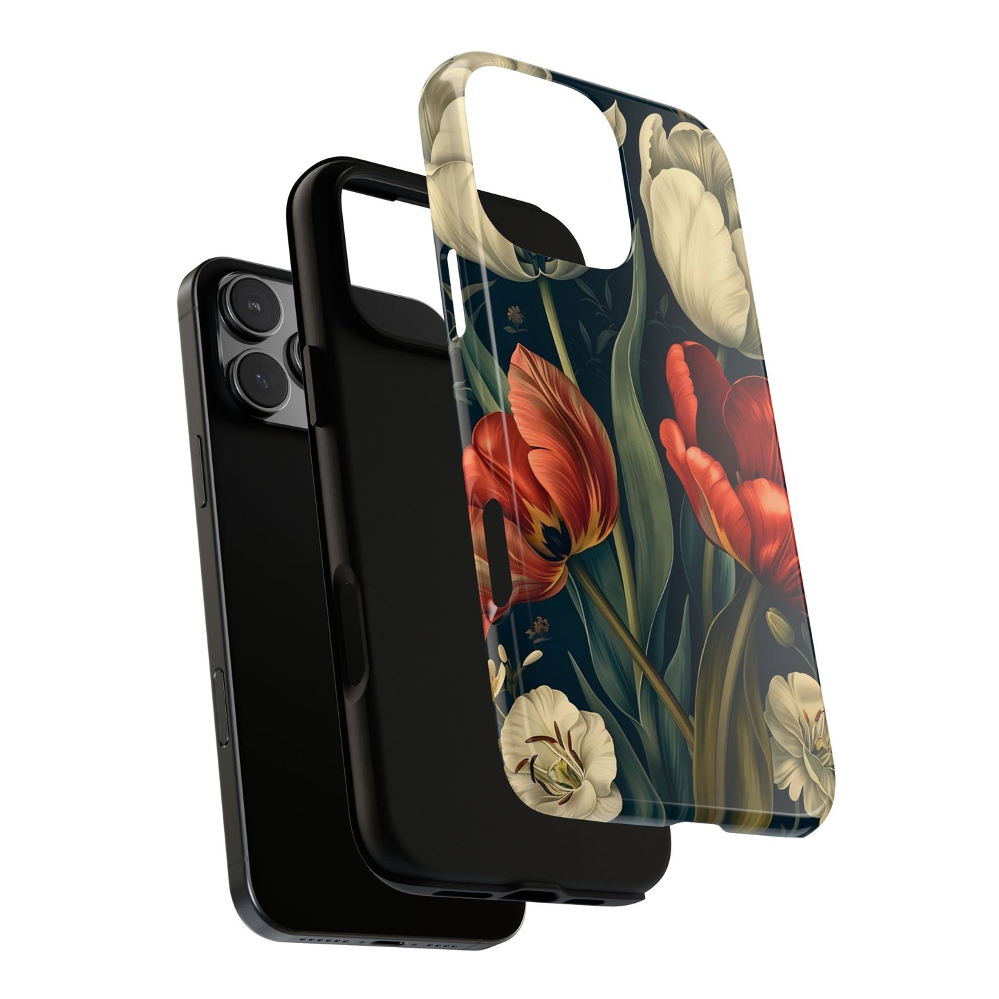 White Flower Tough Cases