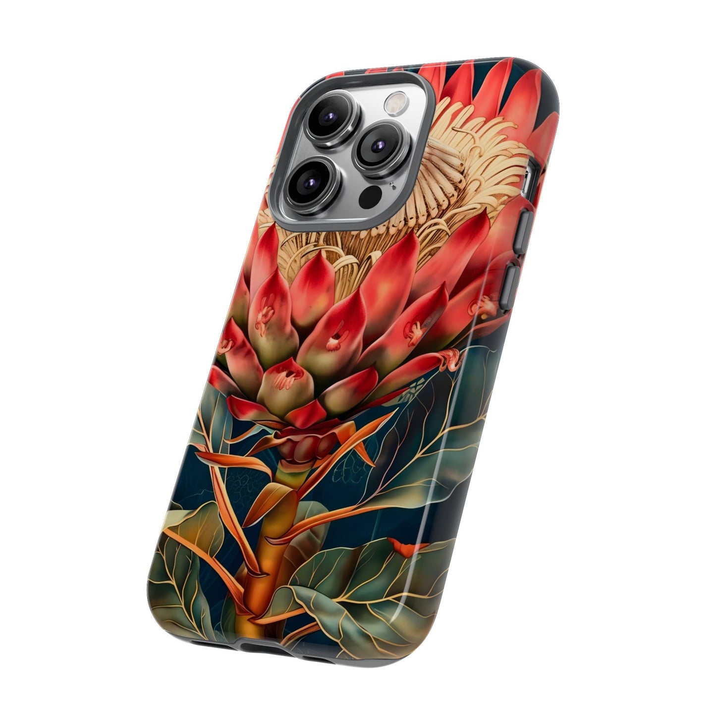 Tough Cases: Vibrant Floral Phone Case, Tough Phone Covers, Floral Art Cases, Nature Design Accessories, Gift for Nature Lovers