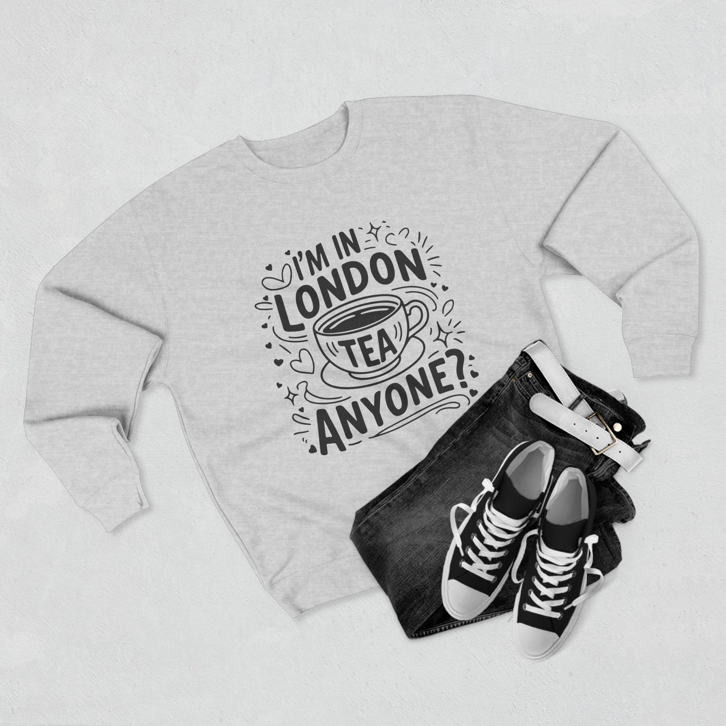 Unisex Crewneck Sweatshirt - London's Relaxing tea for Everyone