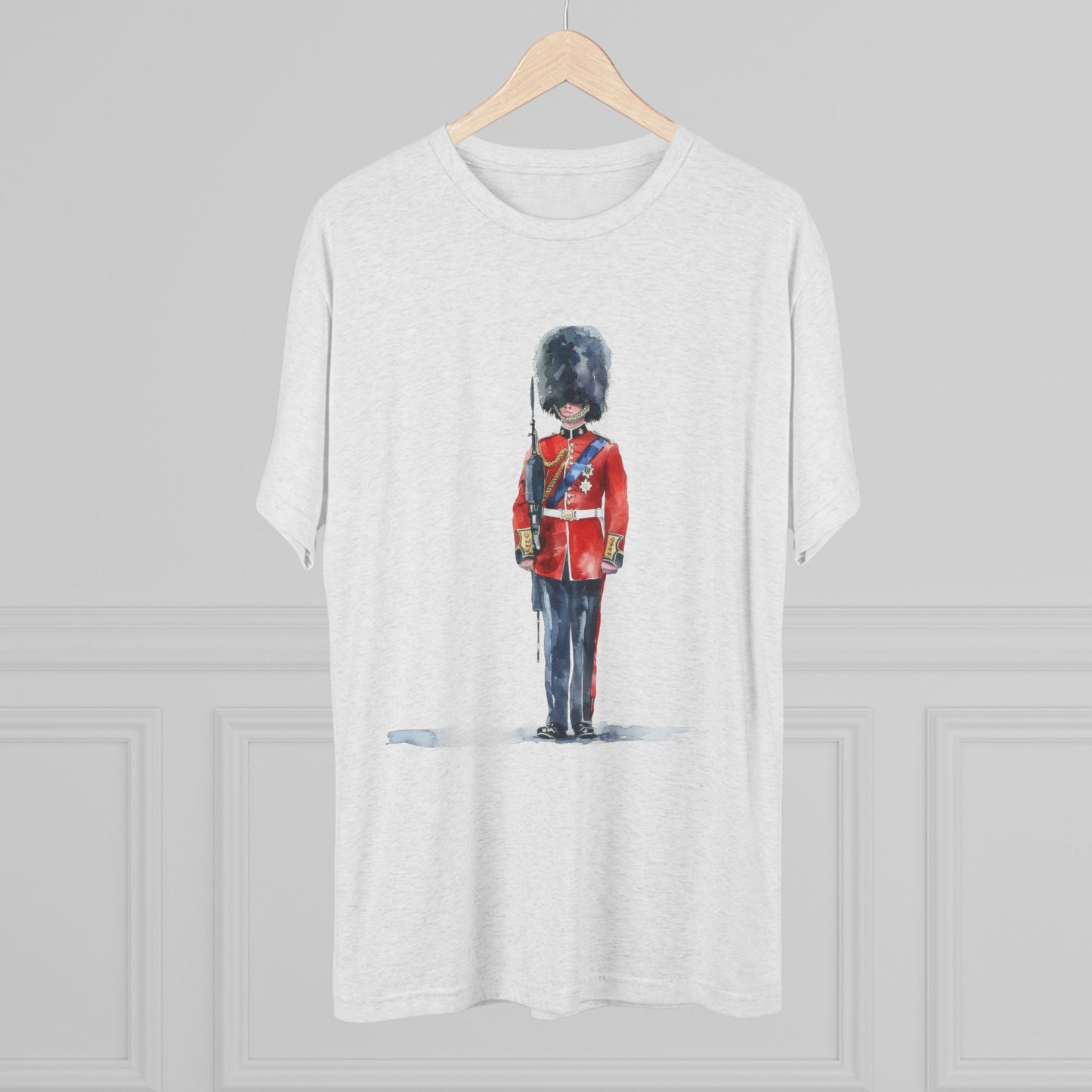 Red Jacket - Bodmin Keep: Cornwall's Army Museum Trendy Unisex Tri-Blend Crew Tee