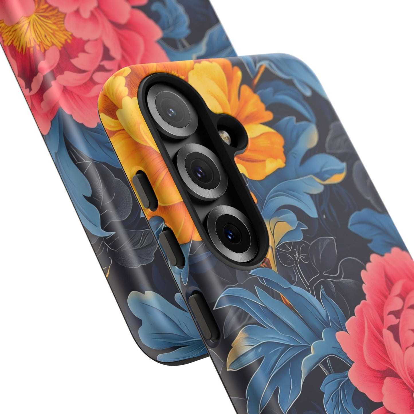 Floral Phone Case, Tough Cases, Stylish Mobile Cover, Gifts for Her, Phone Accessories, Unique Flower Design