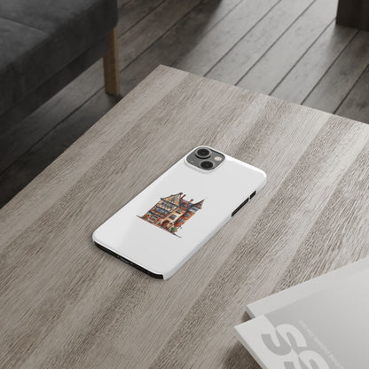 Charming House Design Slim Phone Cases - Perfect for Home Decor Lovers, Gifts, Phone Accessories, Unique, Personalized