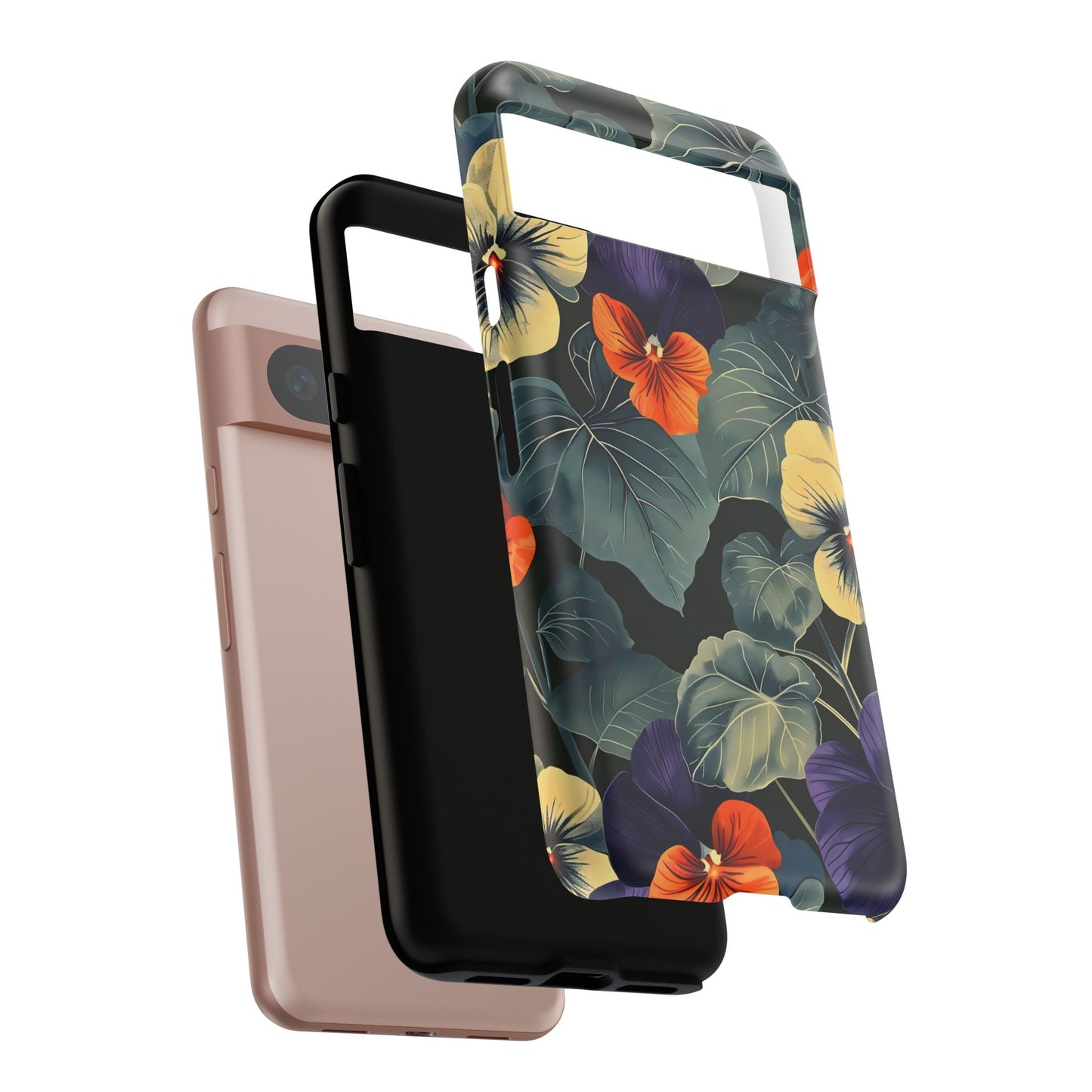 Tough Cases Floral iPhone Case, Tough Phone Cover, Stylish Floral Design, Gift for Her, Summer Vibe, Durable Protective Case