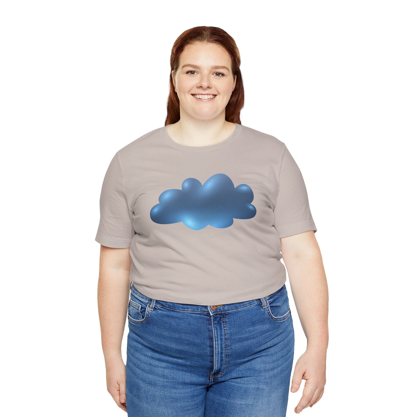 Unisex Jersey Short Sleeve Tee - Serene Cloudscape - Dreamy Cloud