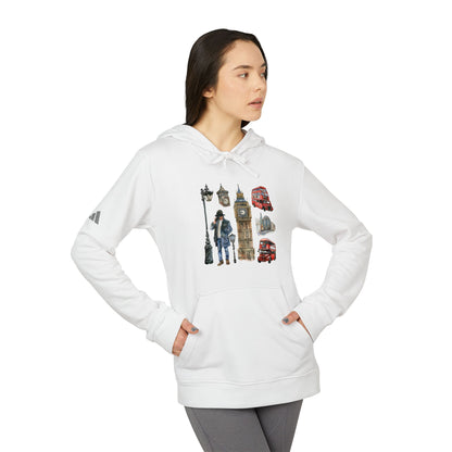 adidas Unisex Fleece Hoodie - British Pride - England’s Most Famous Icons