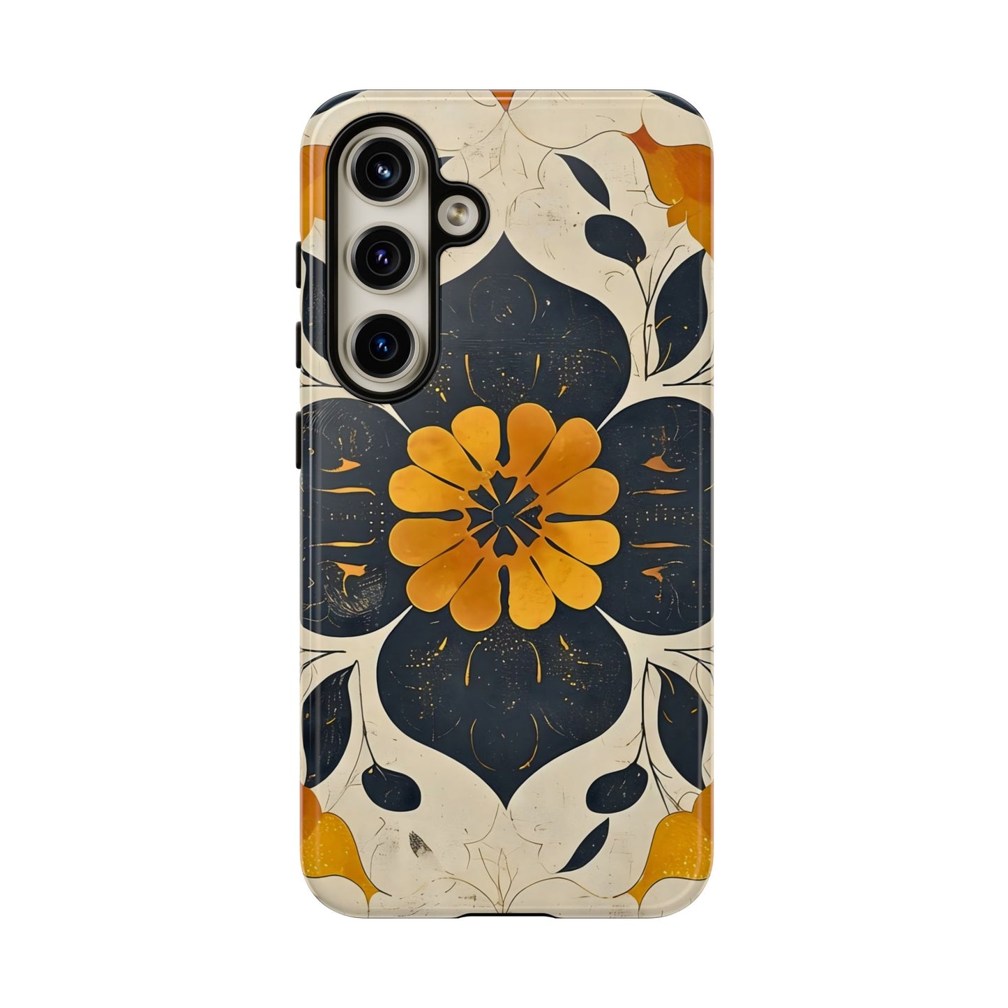 Floral Phone Case - Tough Cases, Botanical iPhone Cover, Vintage Flower Design, Durable Smartphone Protection, Unique Gift Idea