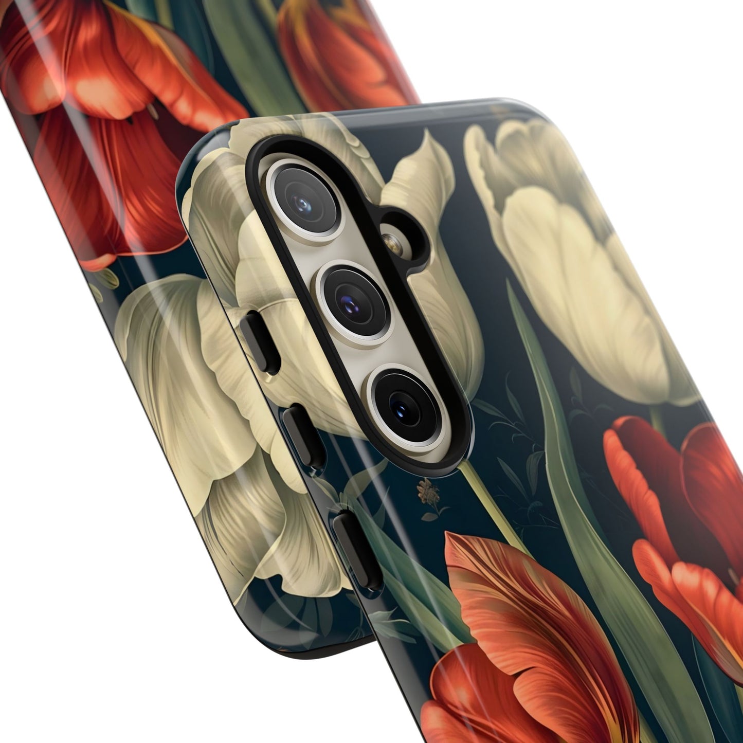 White Flower Tough Cases